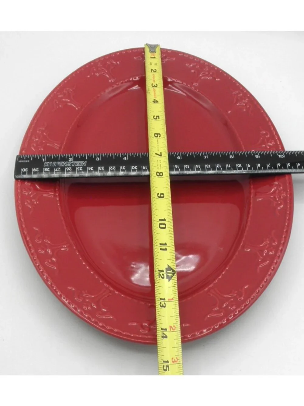 Athena Red by JC Penney Oblong Serving Trays set of 2 Pattern Code: JCPATHR